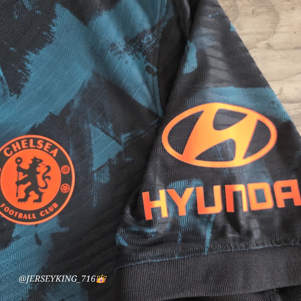 Nike Chelsea FC Romelu Lukaku #9 2021/2022 Authentic Third 3rd Soccer Jersey UCL - Picture 6 of 12